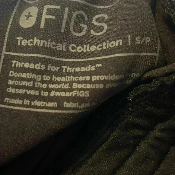 Figs Womens S Zamora Jogger Scrub Pant Cargo Pocket Brown Stretch - Picture 3 of 3